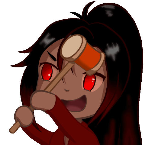 RedEverett Bonk Animated Emote PNGtuber