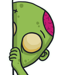 Exom LURK / PEEK zombie emote