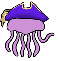 Jellyfish pirate legend hat