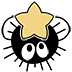 Sn0wyCat soot sprite star badge 4