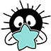 Sn0wyCat soot sprite star badge