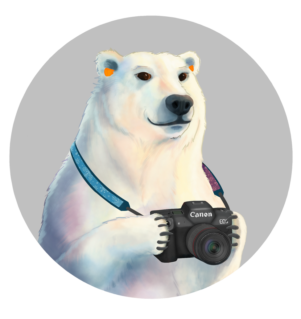 Isbjörn logo polar bear canon